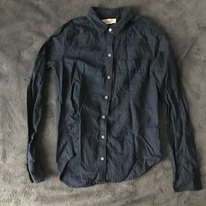 Hollister girl Long sleeve NavyBlue shirt